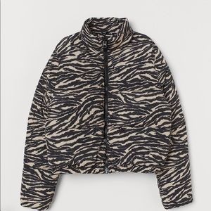 Zebra Puffer Jacket